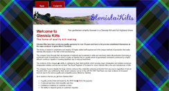Desktop Screenshot of glenislakilts.co.uk
